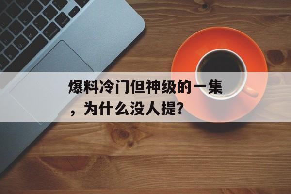 爆料冷门但神级的一集，为什么没人提？